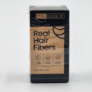 Hair Illusion Real Hair Building Fibers Black HM8G Long Lasting Natural‎ New